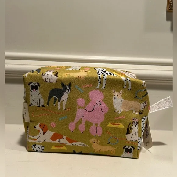 Dana Herbert Dog Print Cosmetic Case - Picture 3 of 12